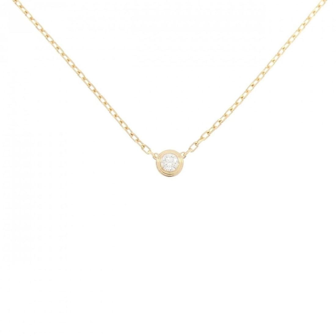 Cartier Damour Small Necklace: --- Catalog ---Category: SizePendant Size: 4.5mm / 0.17''Neck Circumference: 38 cm - 41 cm / 14.96'' - 16.14''Category: DesignStone: DiamondGender: WomenMaterial: Yellow gold (18K)Necklace Type: