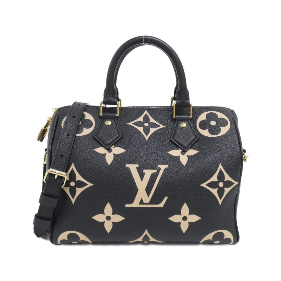 Louis Vuitton Bicolor Monogram Empreinte Speedy Bandoulière 25cm M58947 Boston Bag (1 of 10)