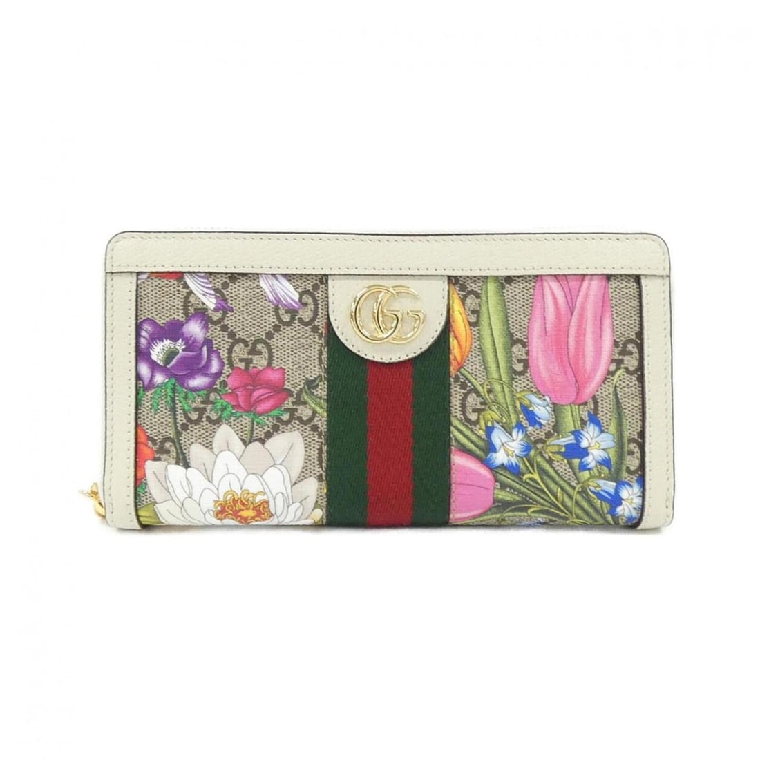Gucci OPHIDIA 523154 92YBC Wallet: --- Catalog ---Category: SizeSize (HxWxD): 10cm x 19cm x 2cm / 3.93'' x 7.48'' x 0.78''Category: DesignType: Long wallet (bi-fold)Color: Beige, Multi-color, WhiteGender: WomenCategory: GeneralMPN: 523