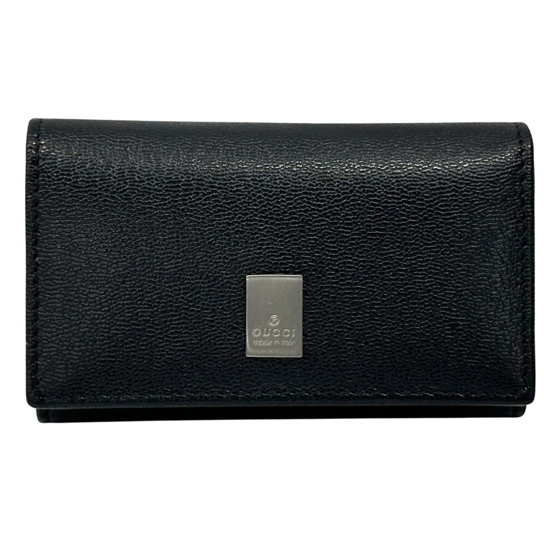 Gucci GUCCI Key Case for Men, Brand Leather, Black, 033-1502, 6-Key (1 of 18)