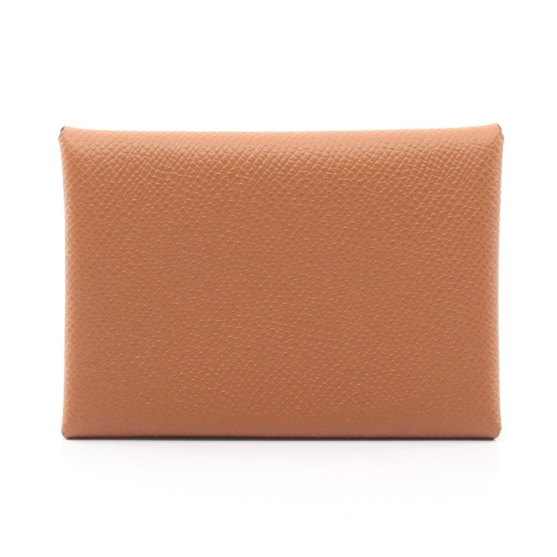 Hermes Calvi Duo Wallet - Coin Purse Leather Taurillon Clemence Women's Brown (1 of 19)