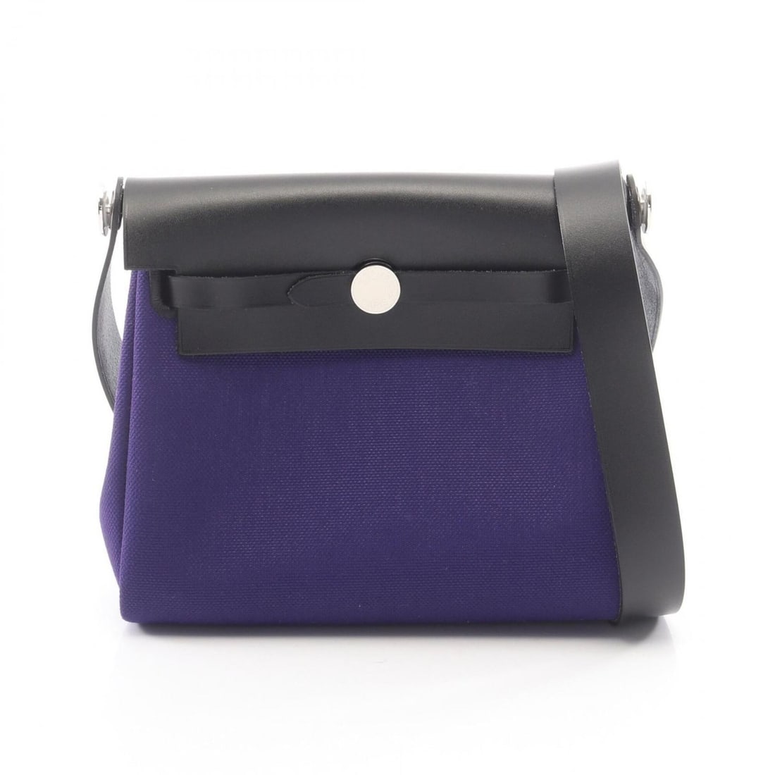 Hermes Herbag Zip Mini Shoulder Bag Handbag Canvas Leather Toile Military Vache Hunter Women's: --- Catalog ---Category: SizeSize (HxWxD): 16cm x 20cm x 7cm / 6.29'' x 7.87'' x 2.75''Category: DesignType: Handbag, Shoulder bagColor: Black, PurpleGender: WomenMaterial: Canvas , Leather Category: