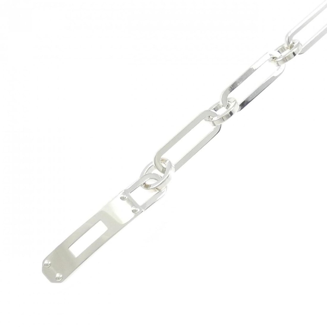 Hermes Hermès Kelly Chaine Bracelet: --- Catalog ---Category: SizeWidth: 7.4mm / 0.29''Weight: 25.3g / 0.89oz.Total Length: 21cm / 8.26''Category: DesignType: Charm braceletGender: WomenMaterial: Silver 925Category: GeneralLine: