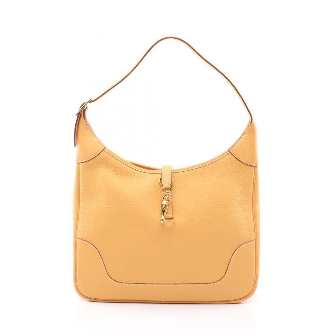 Hermes Trim 35 Shoulder Bag/Handbag, Leather, Taurillon Clemence, Women's, Yellow (1 of 19)