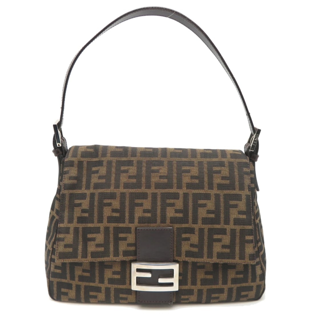 Fendi Mamma Bucket Women's Handbag 263250 Canvas Zucca Pattern (Brown): --- Catalog ---Category: SizeSize (HxWxD): 21cm x 28cm x 11cm / 8.26'' x 11.02'' x 4.33''Category: DesignType: HandbagColor: BrownGender: WomenMaterial: Canvas , Leather Category: GeneralMPN: