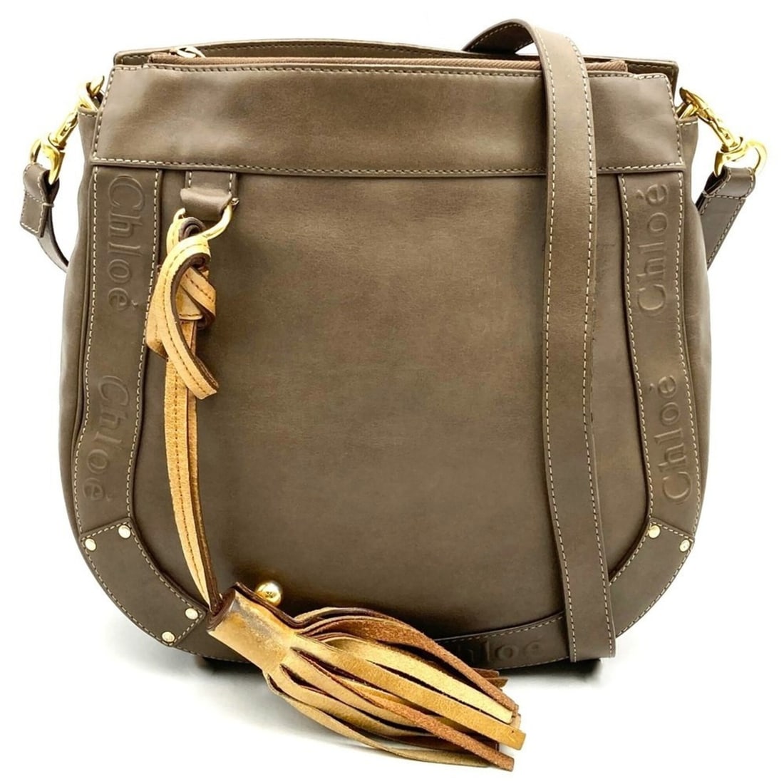 Chloé Chloe Eden Shoulder Bag, Leather, Brown, Women's (1 of 13)