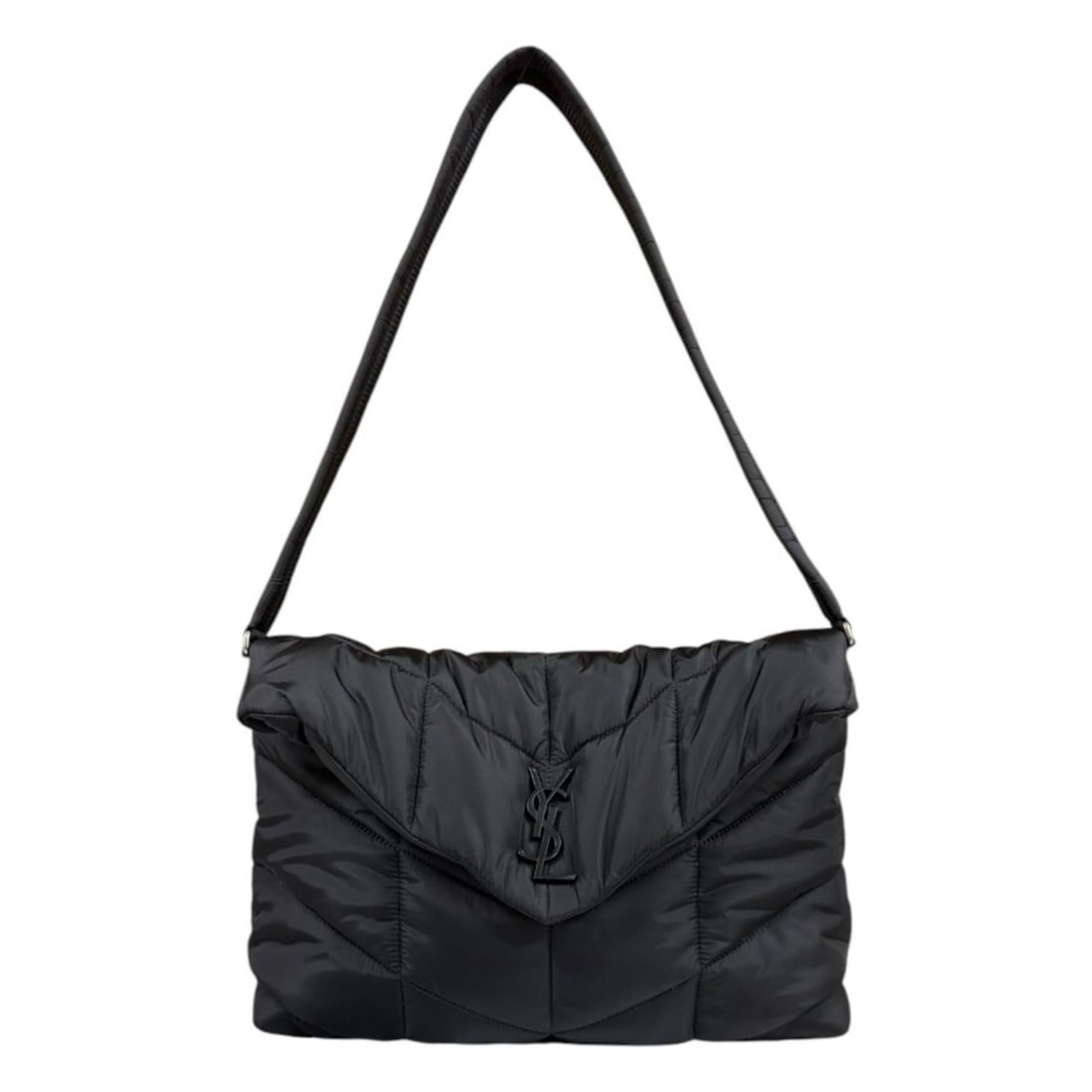 Saint Laurent Loulou Puffer Shoulder Bag, Nylon 733630, Black, Men's and Women's, SAINT LAURENT (1 of 17)
