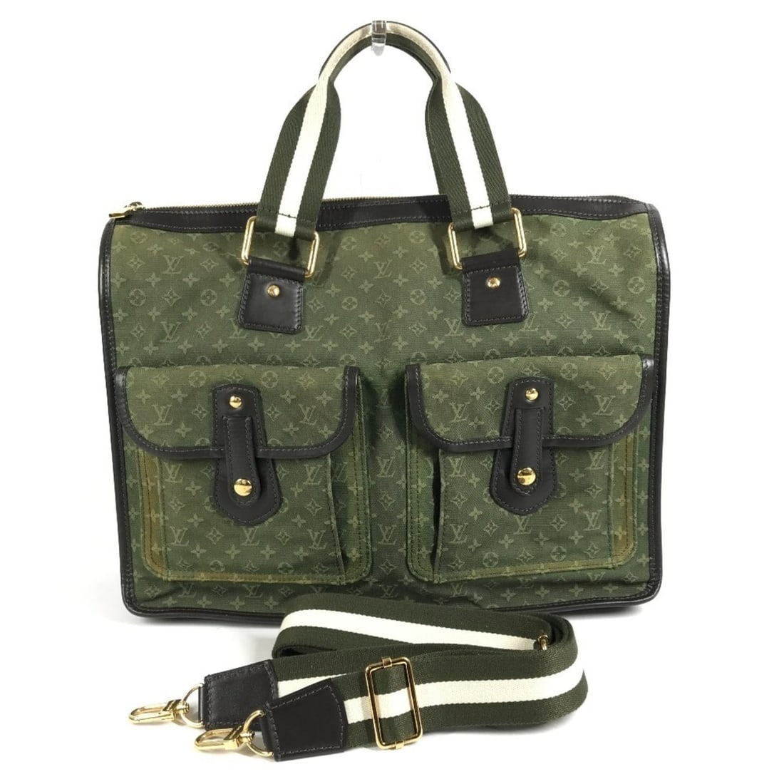 LOUIS VUITTON M42342 Monogram Mini Sac Marie Kate 2-Way Bag, Handbag, Crossbody Shoulder Canvas,: --- Catalog ---Category: SizeSize (HxWxD): 28cm x 39cm x 13cm / 11.02'' x 15.35'' x 5.11''Category: DesignType: Handbag, Shoulder bagColor: TST KhakiGender: WomenMaterial: Monogram Mini Category: Gene