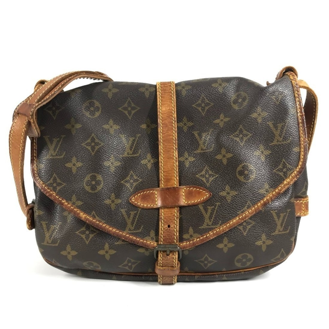 LOUIS VUITTON M42256 Monogram Saumur 30 Flap Bag, Crossbody Shoulder Canvas, Men's, Women's, Brown: --- Catalog ---Category: SizeSize (HxWxD): 22cm x 28cm x 5cm / 8.66'' x 11.02'' x 1.96''Category: DesignType: Shoulder bagColor: BrownGender: Men,WomenMaterial: Monogram Category: GeneralMPN: M42256Br