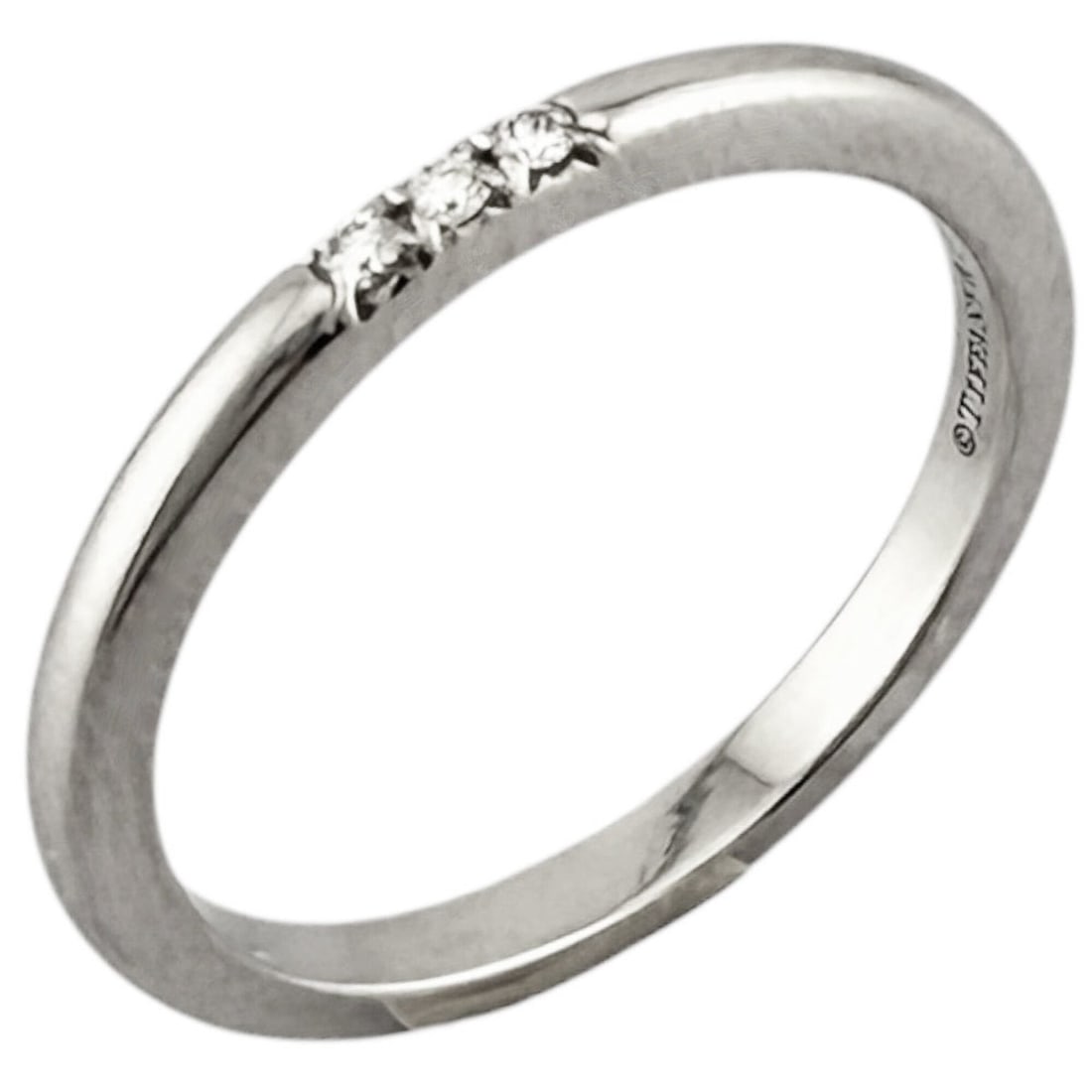 Tiffany & Co. Forever Wedding Ring, Platinum 950 with Diamonds, for Women.: --- Catalog ---Category: PackNumber in Pack: 1Category: SizeJP Size: 10US Size: 5.5Category: DesignType: Band ringColor: PlatinumStone: DiamondGender: WomenMaterial: Platinum 950Category: GeneralBrand