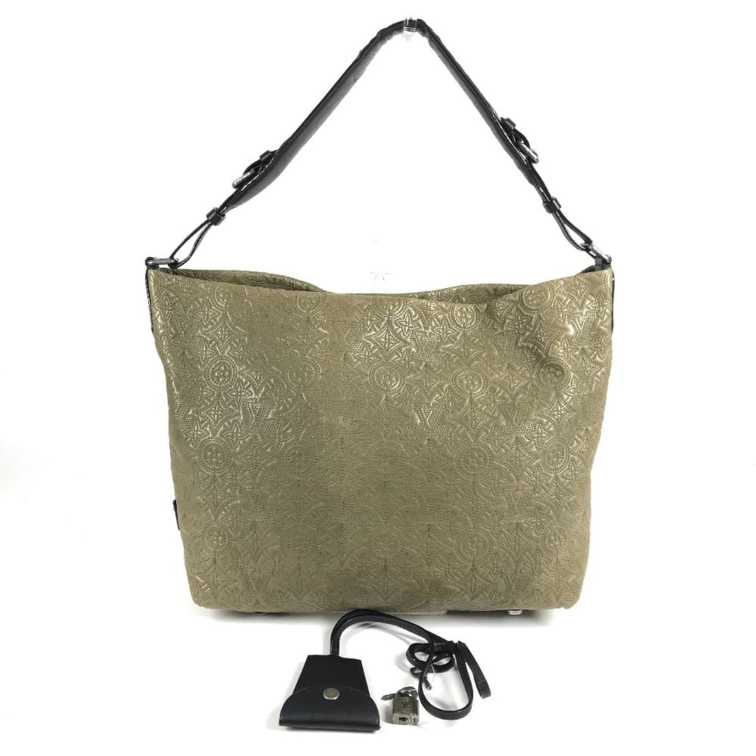 LOUIS VUITTON M93154 Monogram Anthea Hobo PM Bag Shoulder Tote Leather Women's Fumé Khaki: --- Catalog ---Category: SizeSize (HxWxD): 29.5cm x 44cm x 13.5cm / 11.61'' x 17.32'' x 5.31''Category: DesignType: Shoulder bag, Tote bagColor: Black, KhakiGender: Men,WomenCategory: GeneralMPN: M931