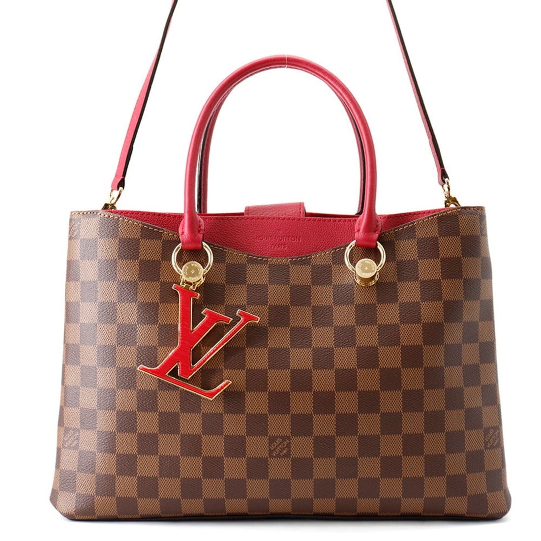 Louis Vuitton Damier Ebene LV Riverside N40052 Handbag, 2-way Shoulder Bag, Handbag for Women, LOUIS (1 of 17)