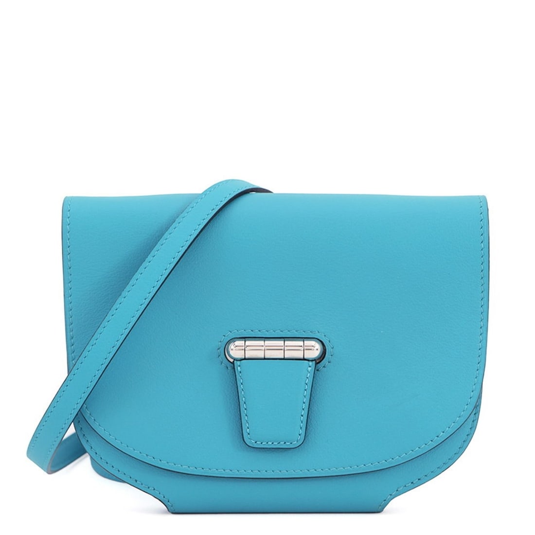 Hermes Shoulder Wallet Mini Convoyeur Turquoise Swift ?R Stamp HERMES WALLET (1 of 15)