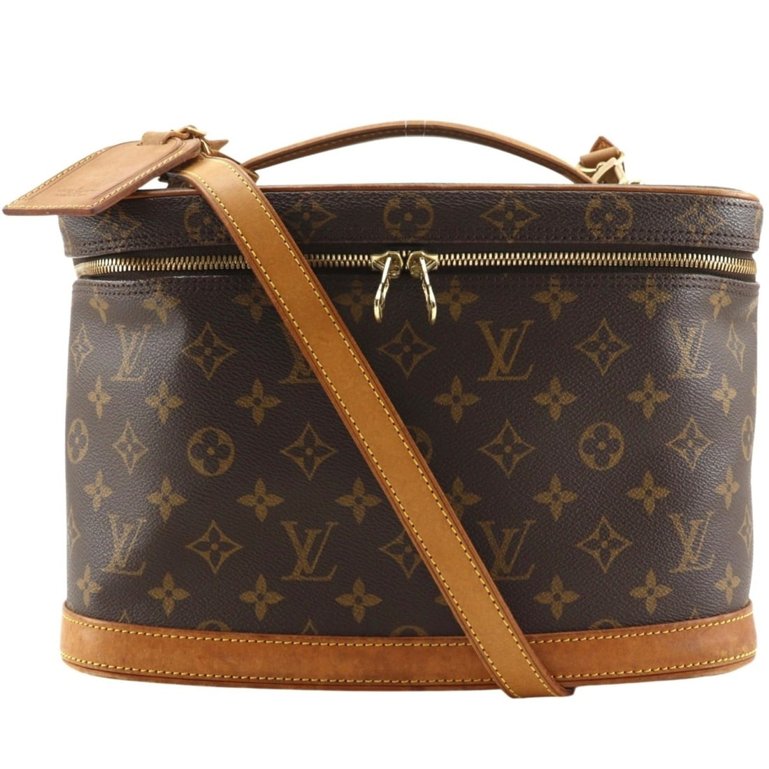 Louis Vuitton Nice Vanity 2-Way Shoulder Bag M47280 Monogram Canvas 2000 Brown SP1010 2-way A5: --- Catalog ---Category: SizeSize (HxWxD): 21cm x 31cm x 21cm / 8.26'' x 12.2'' x 8.26''Category: DesignType: Shoulder bagColor: BrownGender: WomenMaterial: Monogram , Canvas Category: GeneralMPN: M47