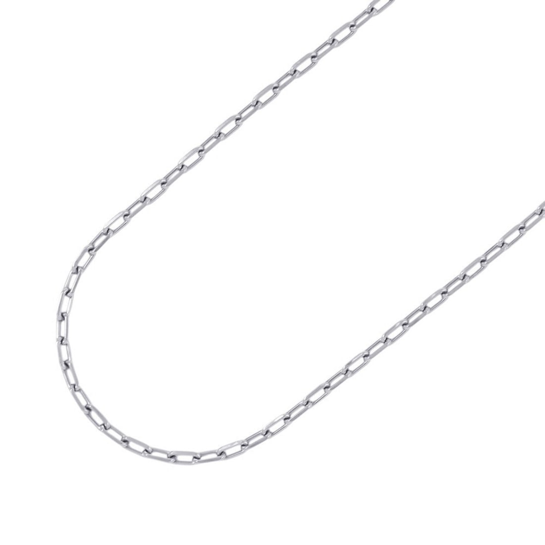 Cartier Santos de Small Model Necklace 18KWG White Gold B7224583 Chain (1 of 10)