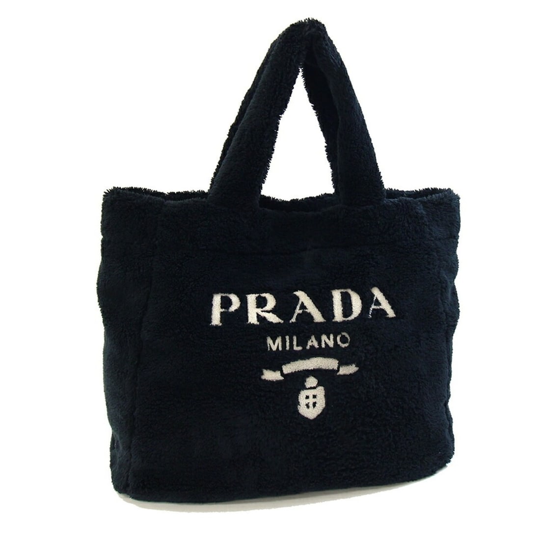 Prada Tote Bag, Terry 1BG130, Black Fabric Cloth, Large, Spoona, Women's PRADA: --- Catalog ---Category: SizeSize (HxWxD): 34cm x 41cm x 15cm / 13.38'' x 16.14'' x 5.9''Category: DesignType: Tote bagColor: Bianco, Black, NeroGender: WomenMaterial: Polyester Category: GeneralBrand