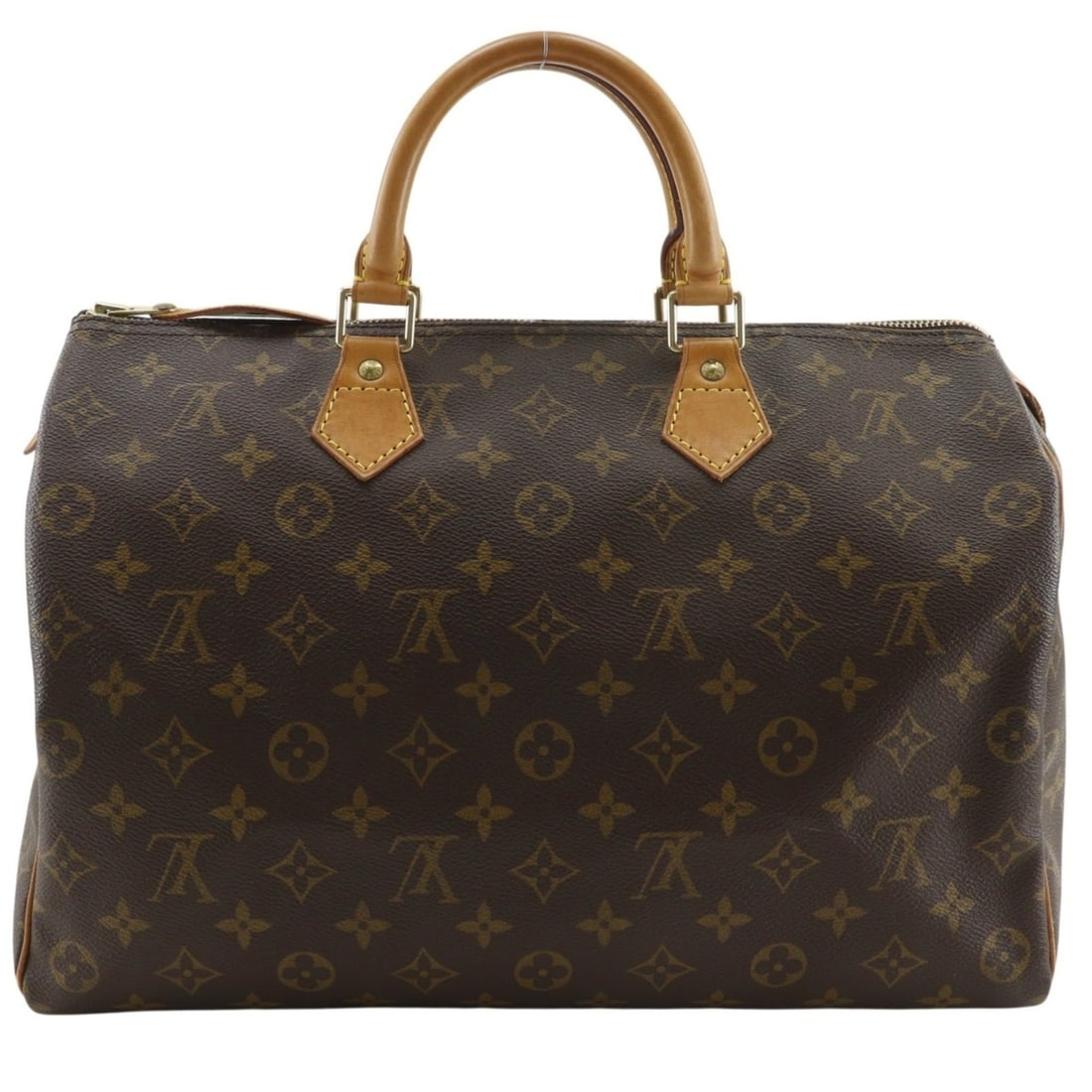 Louis Vuitton Speedy 35 Handbag Mini Boston M41524 Monogram Canvas 1998 Brown SP0988 A4 Unisex (1 of 20)