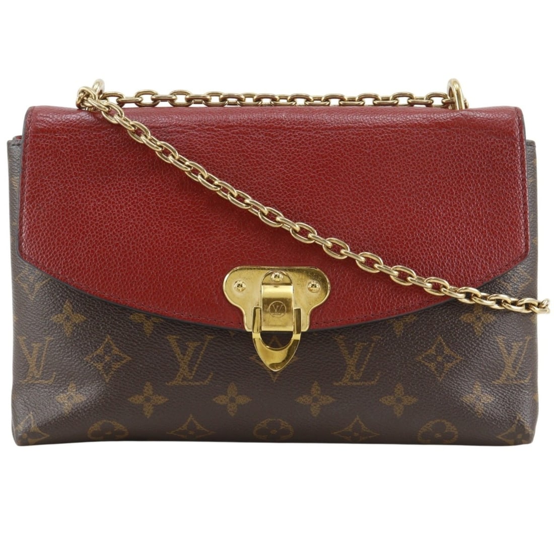 Louis Vuitton Sun Praseed Shoulder Bag M43713 Monogram Canvas Cerise 2019 Brown CA0189 A5 Magnetic: --- Catalog ---Category: SizeSize (HxWxD): 16cm x 26cm x 7cm / 6.29'' x 10.23'' x 2.75''Category: DesignType: Shoulder bagColor: Brown, CeriseGender: WomenMaterial: Monogram , Canvas Category: General