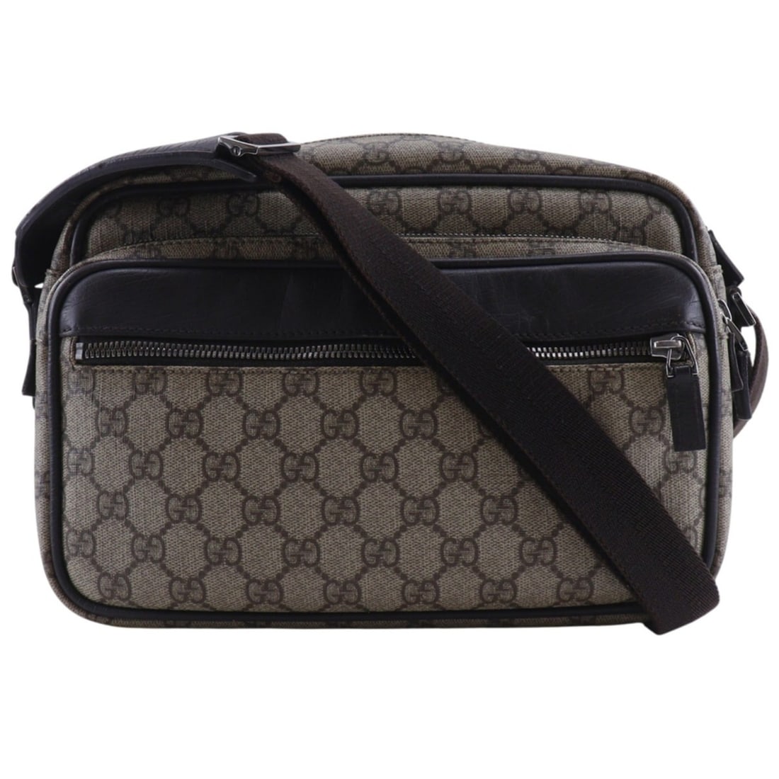 Gucci GUCCI Shoulder Bag 114531 GG Supreme Canvas Brown Unisex (1 of 15)