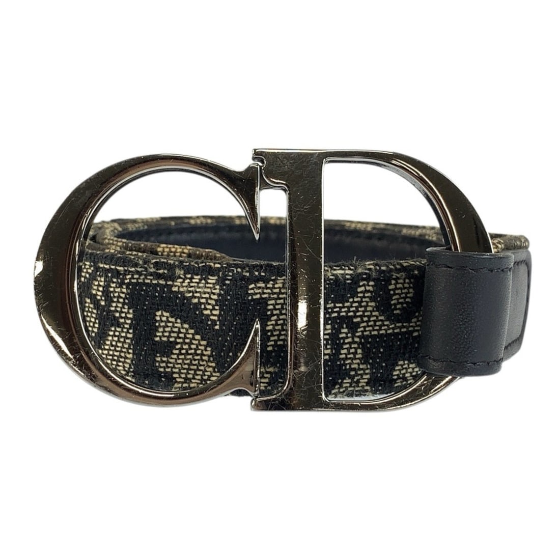 Christian Dior Vintage Trotter 75cm Navy Silver Hardware Canvas Leather Belt for Women: --- Catalog ---Category: SizeWidth: 2.5cm / 0.98''Length: 85cm / 33.46''Category: DesignType: Standard beltColor: NavyGender: WomenMaterial (Strap): Canvas , Leather Category: GeneralBrand: Christian 
