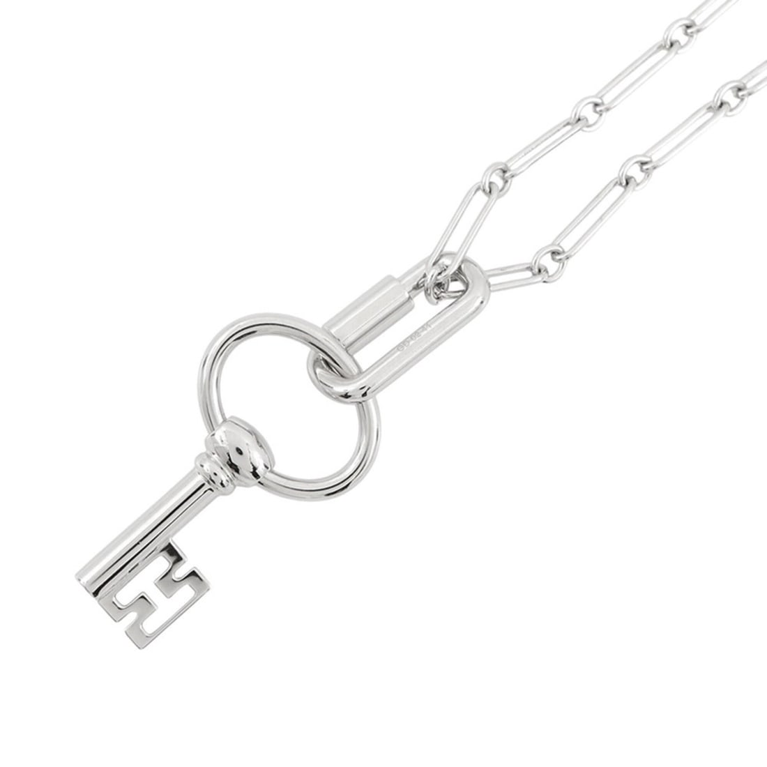 Hermes Curiosité Metal Necklace HERMES Long NECKLACE (1 of 10)