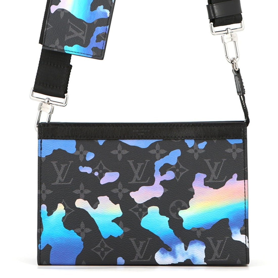 Louis Vuitton Shoulder Bag Monogram Eclipse Room with a View Gaston Wearable Wallet M81753 Black (1 of 14)