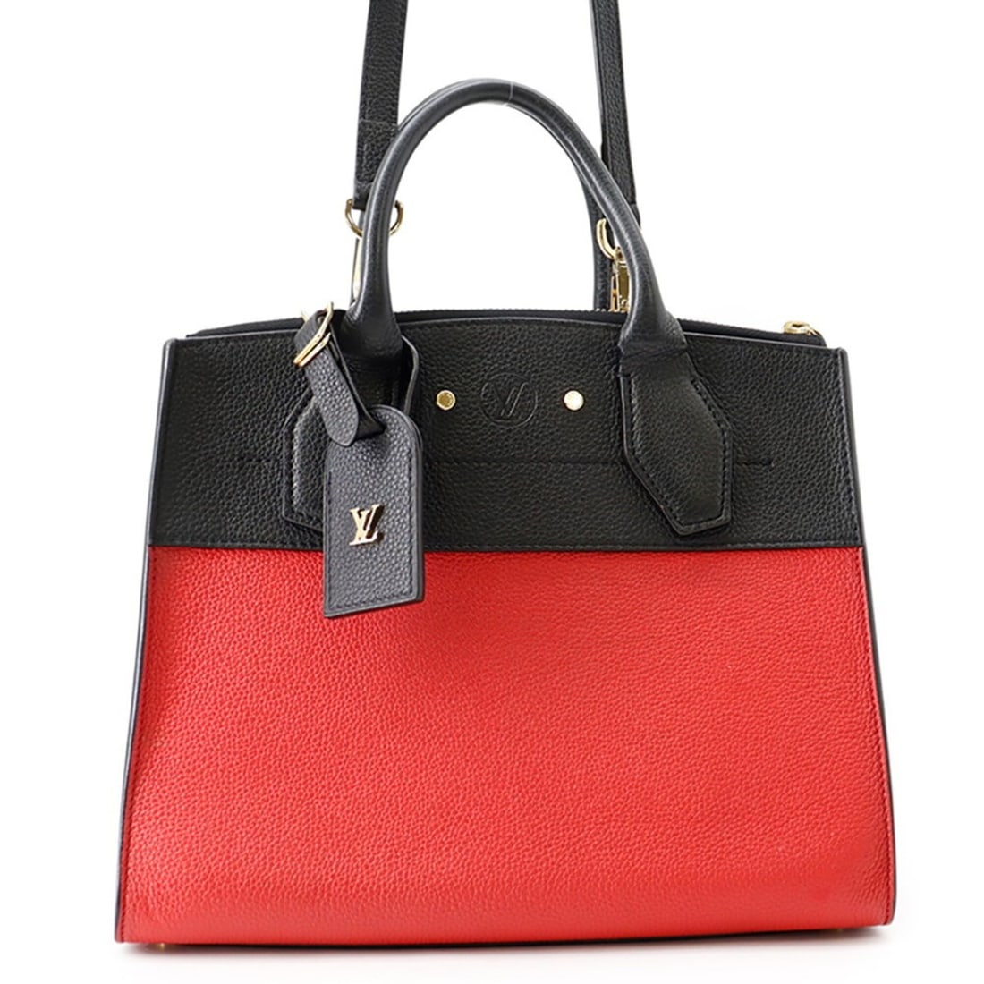 Louis Vuitton City Steamer PM M54868 Leather Handbag. A 2-way handbag/shoulder bag. handbag for (1 of 18)