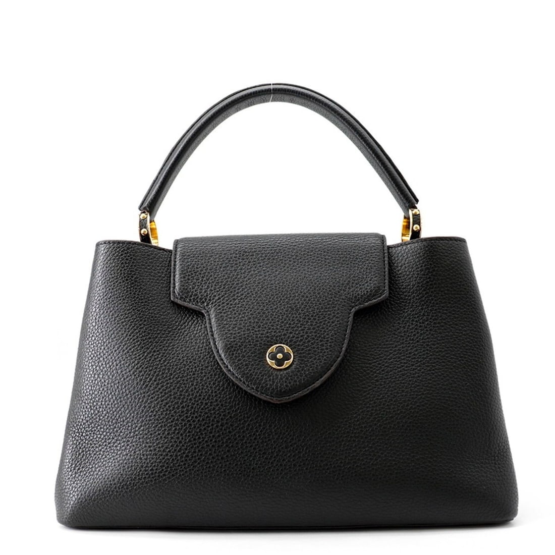 Louis Vuitton Capucines MM handbag, Taurillon leather, M48864. LOUIS VUITTON black. handbag for (1 of 16)