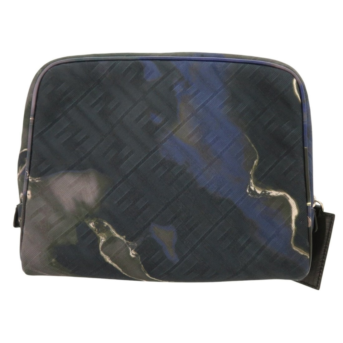 Fendi Zucca Pattern Scratch FF Logo 7N0116 Second Bag Fabric Calf Black 0371FENDI Men's: --- Catalog ---Category: SizeSize (HxWxD): 19cm x 23cm x 6.5cm / 7.48'' x 9.05'' x 2.55''Category: DesignType: Shoulder bagColor: Black, NavyGender: MenMaterial: Fabric , Leather Leather/Fur Type: Cal