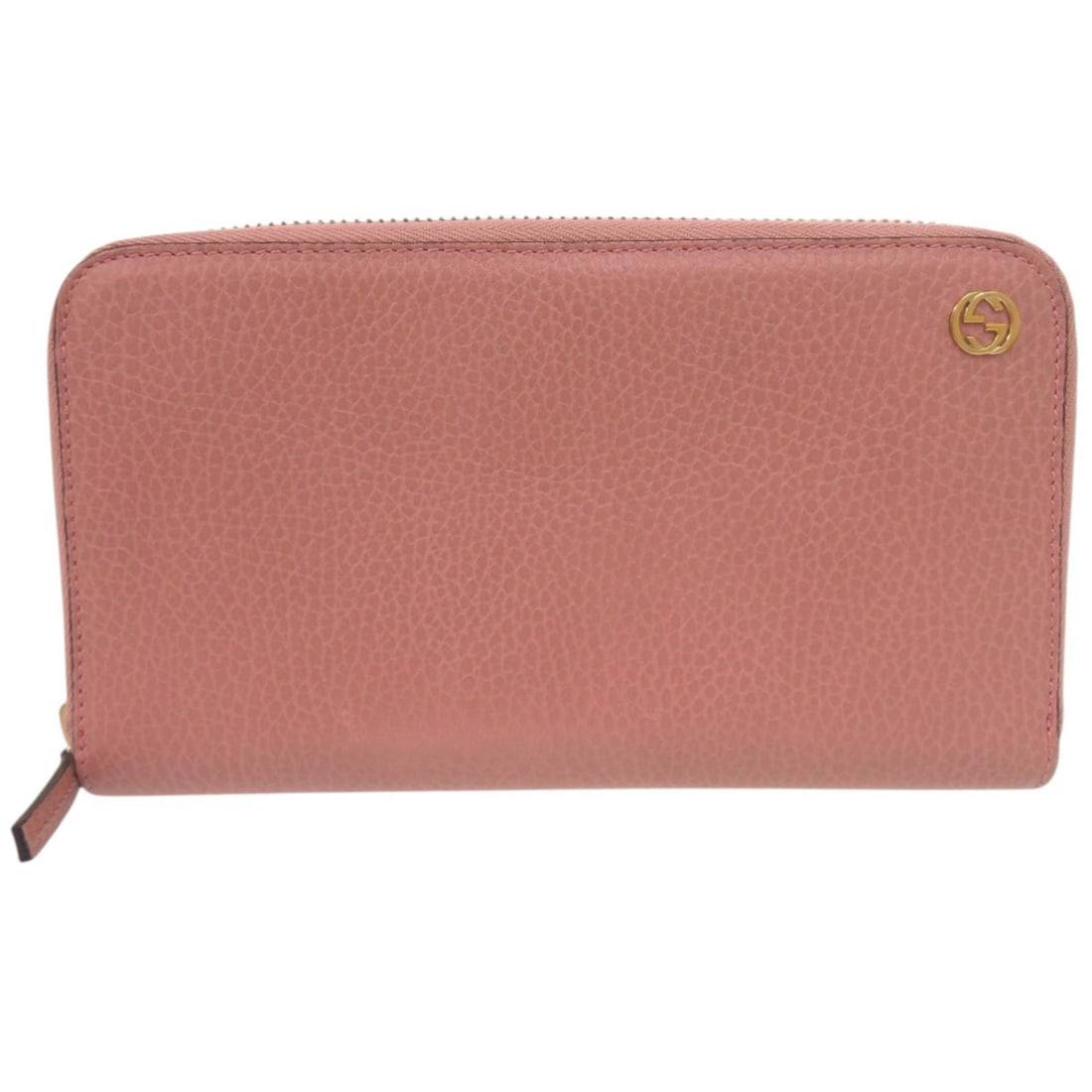 Gucci Round Zip Interlocking 449347 525040 Long Wallet Calfskin Pink 0948GUCCI: --- Catalog ---Category: SizeSize (HxWxD): 11cm x 19cm x 2.5cm / 4.33'' x 7.48'' x 0.98''Category: DesignType: Long wallet (bi-fold)Color: PinkGender: WomenMaterial: Leather Leather/Fur Type: Calfskin
