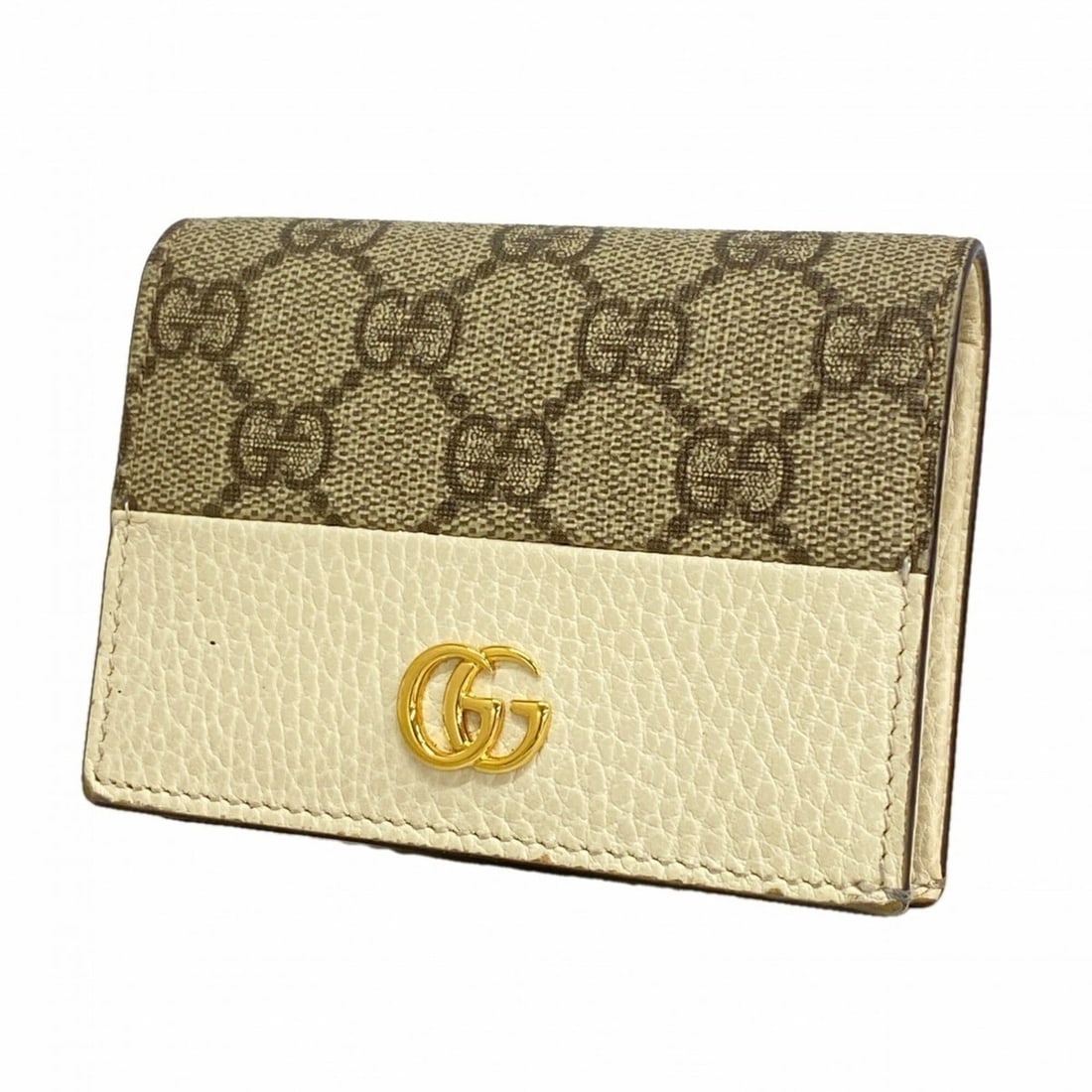 Gucci GG Marmont Supreme Wallet 658610 Leather Brown Ivory Women's P2926609: --- Catalog ---Category: SizeSize (HxWxD): 9cm x 11cm x 2.5cm / 3.54'' x 4.33'' x 0.98''Category: DesignType: Wallet (bi-fold)Color: Brown, IvoryGender: WomenMaterial: PVC , Leather Category: GeneralM