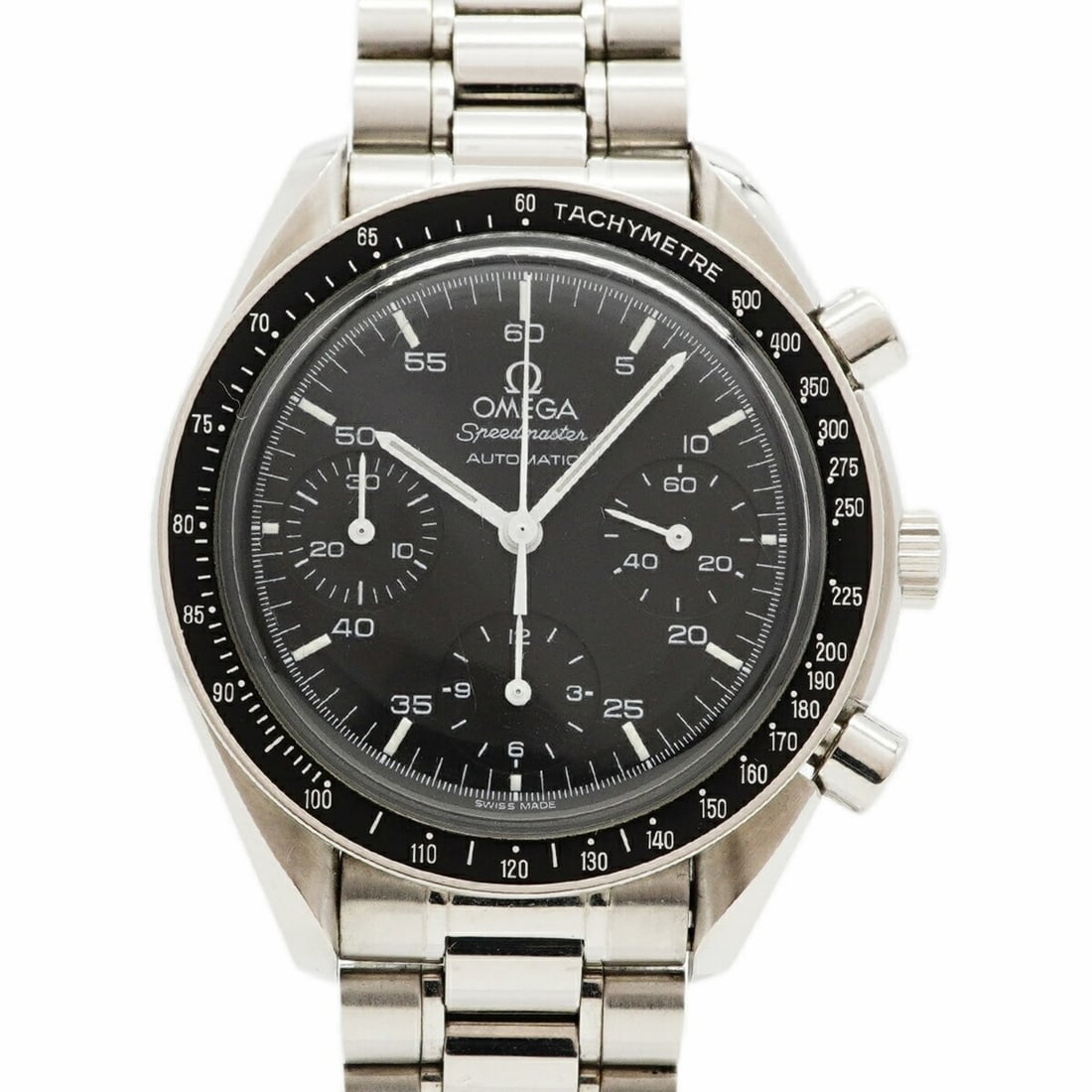Omega Speedmaster 3510.50 Black Dial Men's Watch: --- Catalog ---Category: SizeWrist Size: 18cm / 7.08''Case Diameter: 38.8mm / 1.53''Category: DesignType: WristwatchGender: MenColor (Dial): BlackMaterial (Band): Stainless steelCategory: GeneralMPN: 
