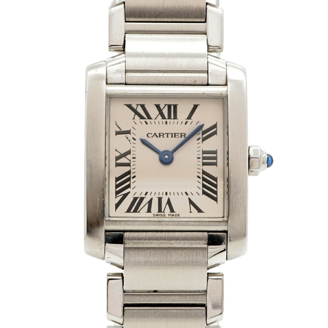 Cartier Tank Française SM W51008Q3 Ivory Dial Women's Watch (1 of 10)