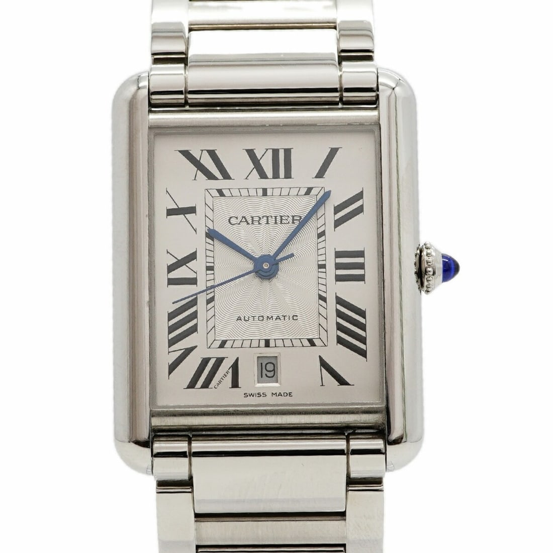 Cartier Tank Must XL WSTA0053 Silver Dial Men's Watch: --- Catalog ---Category: SizeWrist Size: 18cm / 7.08''Case Diameter: 31.2mm / 1.23''Category: DesignType: WristwatchGender: MenColor (Dial): SilverMaterial (Band): Stainless steelCategory: GeneralMPN: