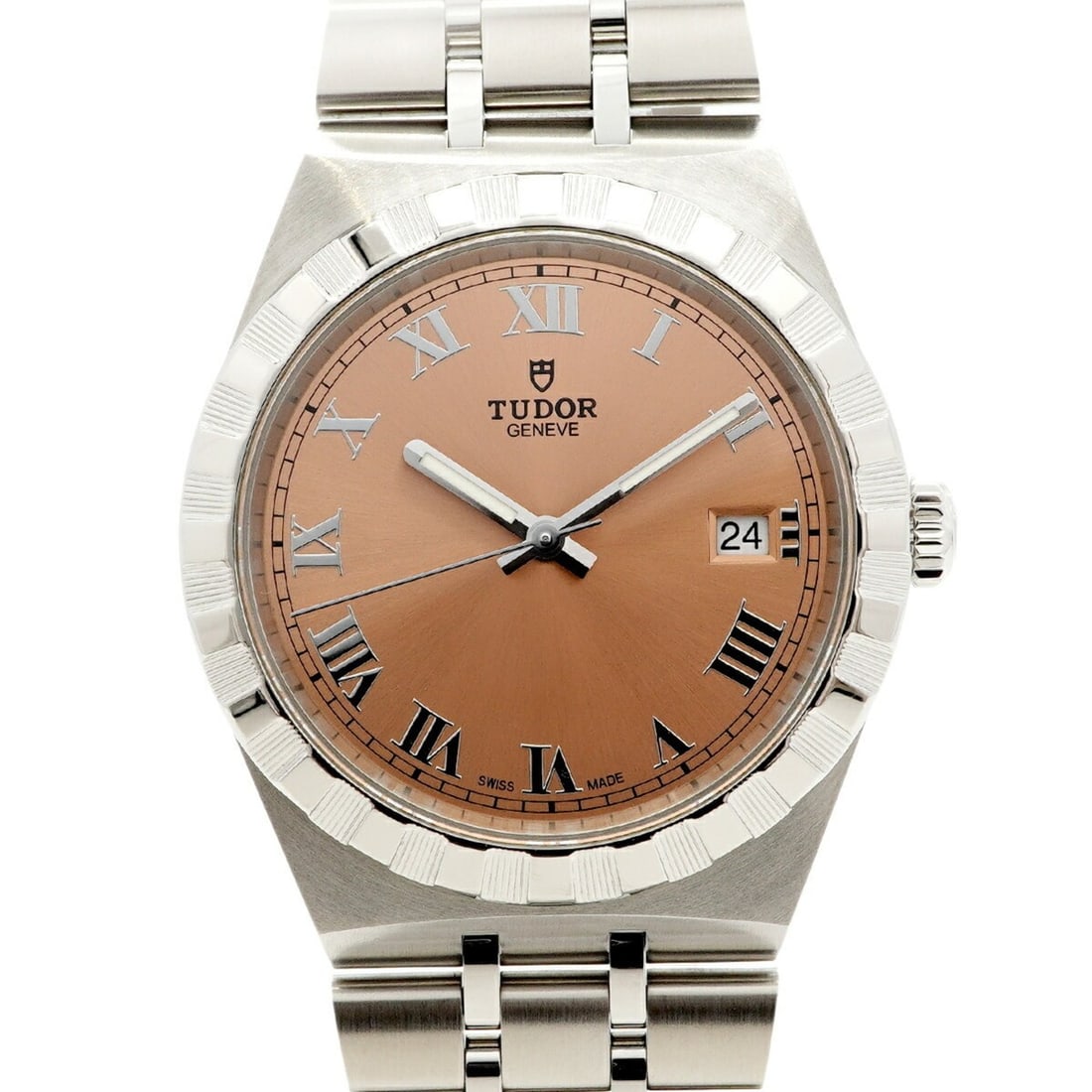 Tudor Royal 28500 Orange Dial Men's Watch: --- Catalog ---Category: SizeWrist Size: 14.5cm / 5.7''Case Diameter: 38mm / 1.5''Category: DesignType: WristwatchGender: MenColor (Dial): OrangeMaterial (Band): Stainless steelCategory: GeneralMPN: 2
