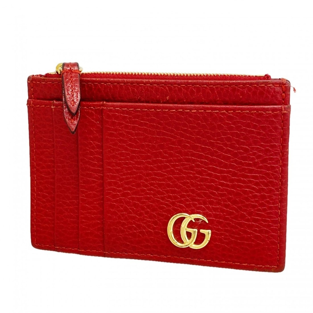 Gucci GG Marmont 574804 Leather Coin Purse for Women: --- Catalog ---Category: SizeSize (HxWxD): 8cm x 12cm x 1cm / 3.14'' x 4.72'' x 0.39''Category: DesignType: Coin purse/coin caseColor: Red colorGender: WomenMaterial: Leather Category: GeneralMPN: 574