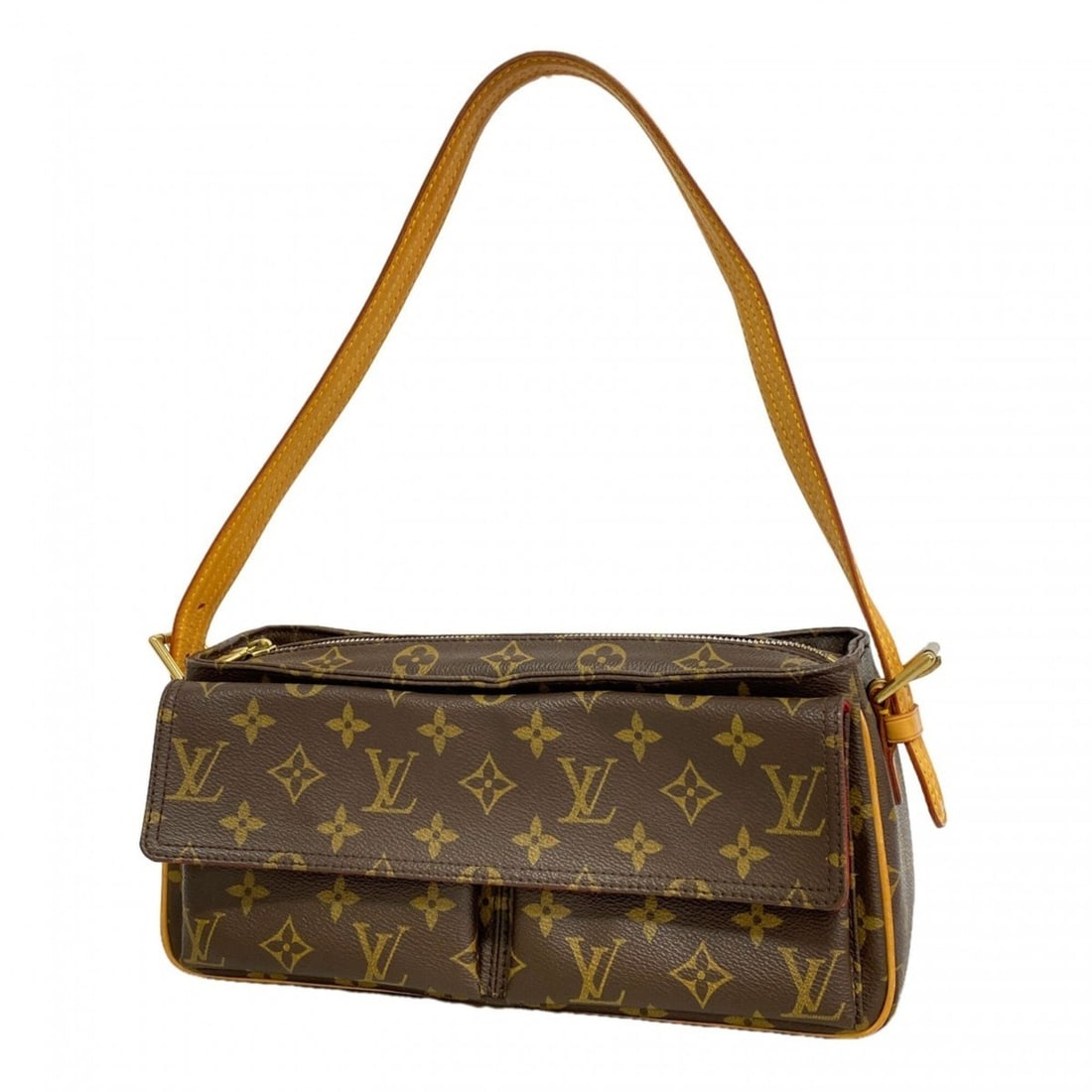 Louis Vuitton Monogram Vivacite MM Shoulder Bag M51164 Brown Women's (1 of 9)
