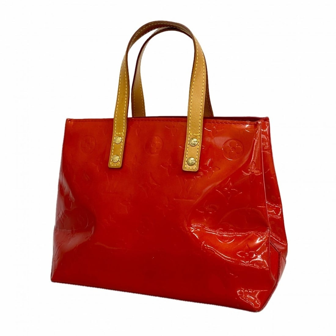 Louis Vuitton Vernis Lead PM handbag, M91088, Rouge, for women. (1 of 9)
