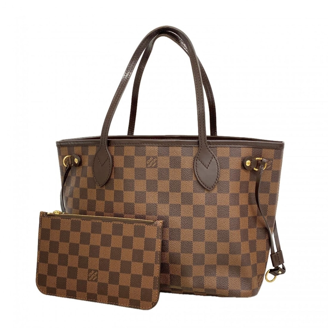 Louis Vuitton Damier Neverfull PM Tote Bag N40600 Ebene (Women's) (1 of 11)