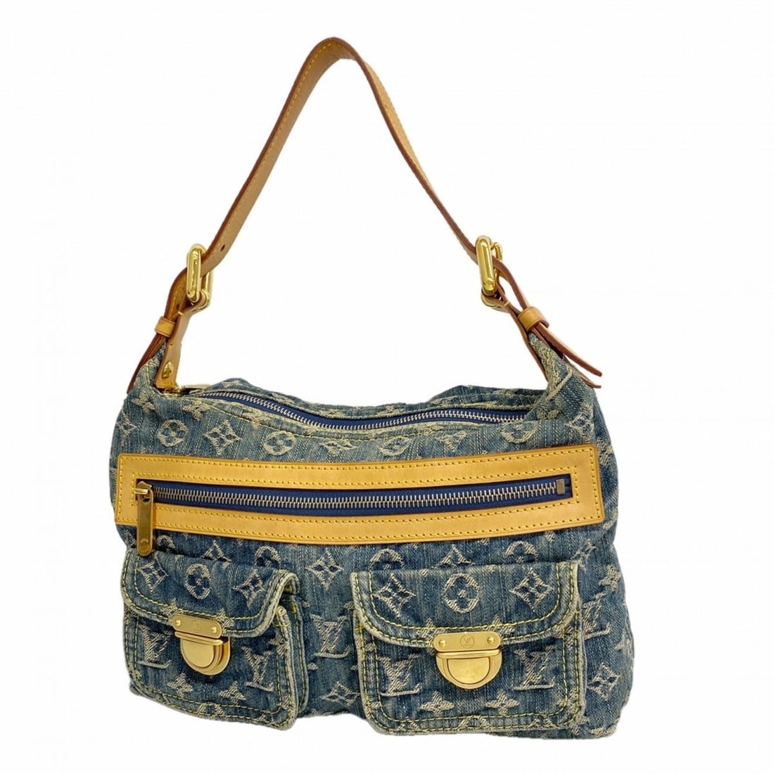 Louis Vuitton Monogram Denim Baggy PM Shoulder Bag M95049 Blue Women's: --- Catalog ---Category: SizeSize (HxWxD): 21cm x 30.5cm x 11cm / 8.26'' x 12'' x 4.33''Category: DesignType: Shoulder bagColor: BlueGender: WomenCategory: GeneralMPN: M95049Brand: Louis Vuitton---