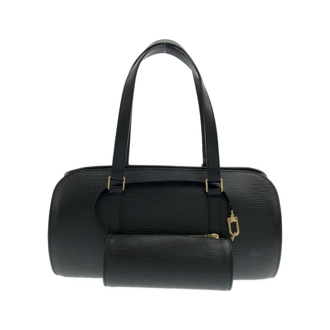 Louis Vuitton Epi Soufflot M52222 Handbag: --- Catalog ---Category: SizeSize (HxWxD): 15cm x 31cm x 11cm / 5.9'' x 12.2'' x 4.33''Category: DesignType: HandbagColor: BlackGender: WomenMaterial: Leather Leather/Fur Type: Calf leatherCategory: