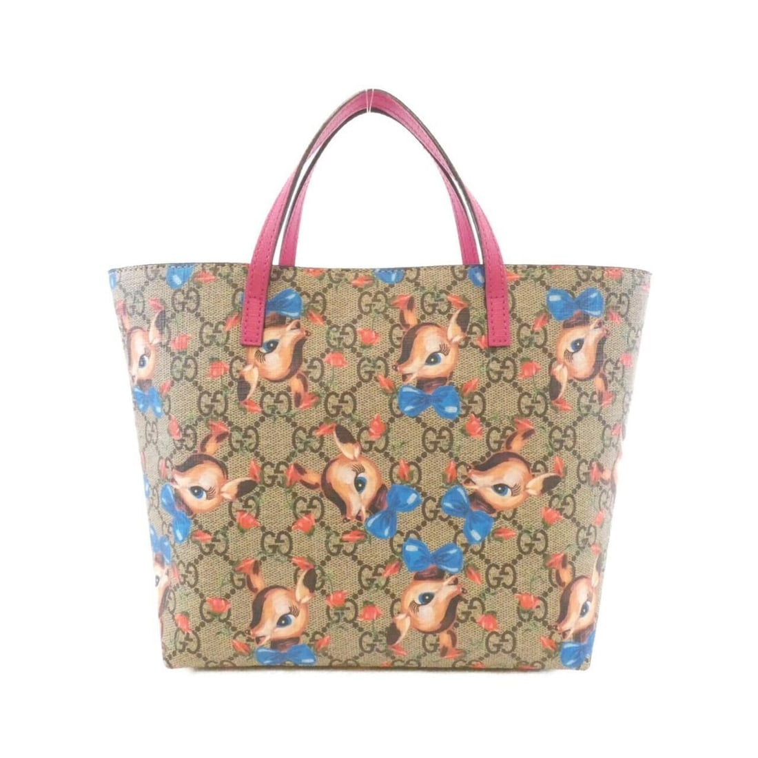 Gucci Children's 410812 Handbag: --- Catalog ---Category: SizeSize (HxWxD): 19cm x 20cm x 10cm / 7.48'' x 7.87'' x 3.93''Category: DesignType: HandbagColor: Beige, PinkGender: WomenMaterial: GG Supreme , Canvas Category: GeneralMPN: