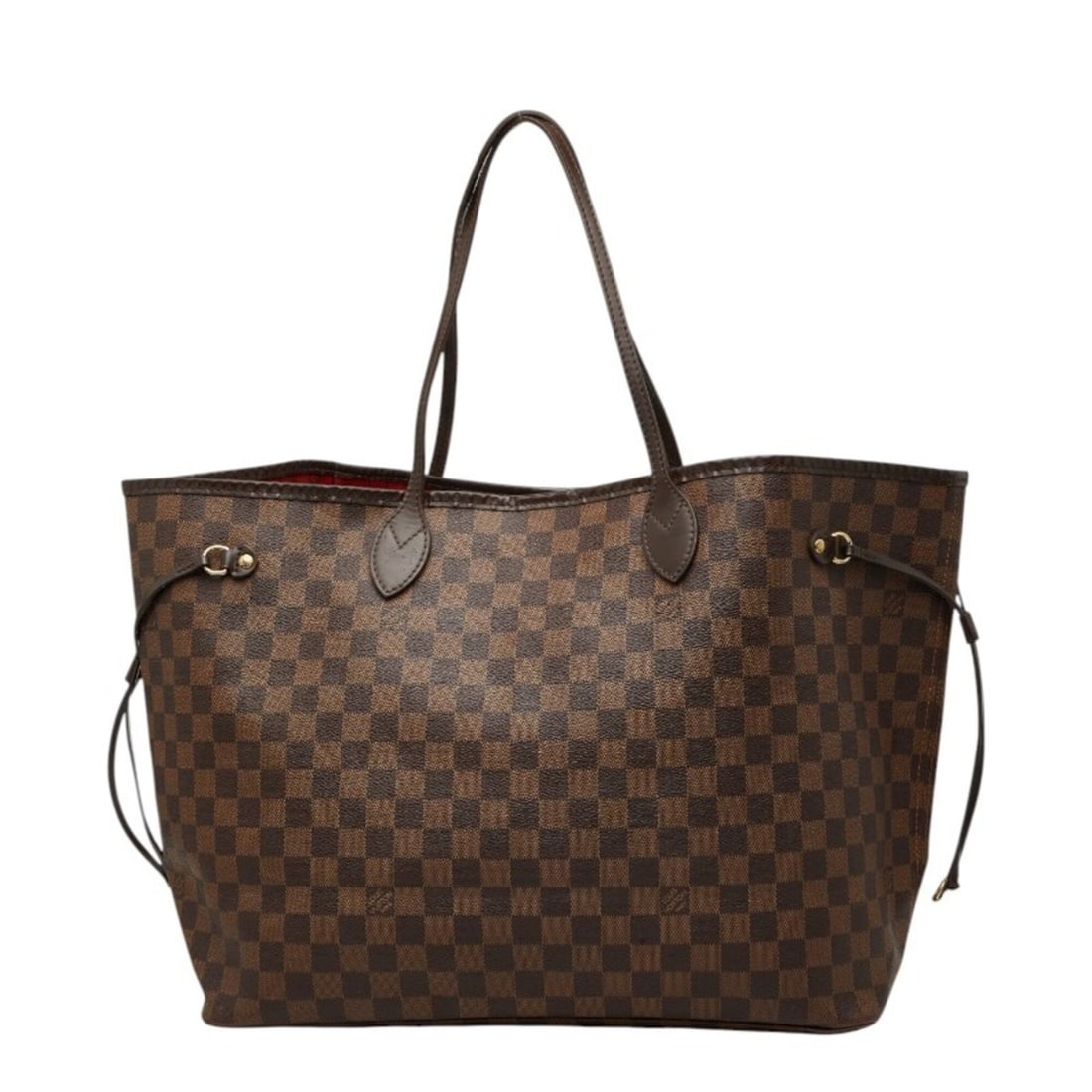 Louis Vuitton Damier Neverfull GM Tote Bag N51106 Brown Leather Women's LOUIS VUITTON: --- Catalog ---Category: SizeSize (HxWxD): 32cm x 54cm x 20cm / 12.59'' x 21.25'' x 7.87''Category: DesignType: Tote bagColor: BrownGender: WomenMaterial: PVC , Leather Category: GeneralMPN: N51106Bra