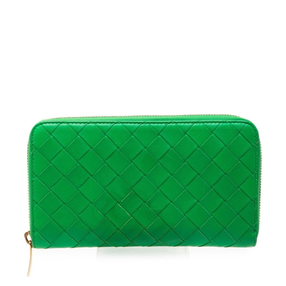Bottega Veneta Intrecciato Round Zip Long Wallet Parakeet Green Leather Women's BOTTEGAVENETA: --- Catalog ---Category: SizeSize (HxWxD): 11cm x 19cm x 2.5cm / 4.33'' x 7.48'' x 0.98''Category: DesignType: Long wallet (bi-fold)Color: GreenGender: WomenMaterial: Leather Category: GeneralBrand: B