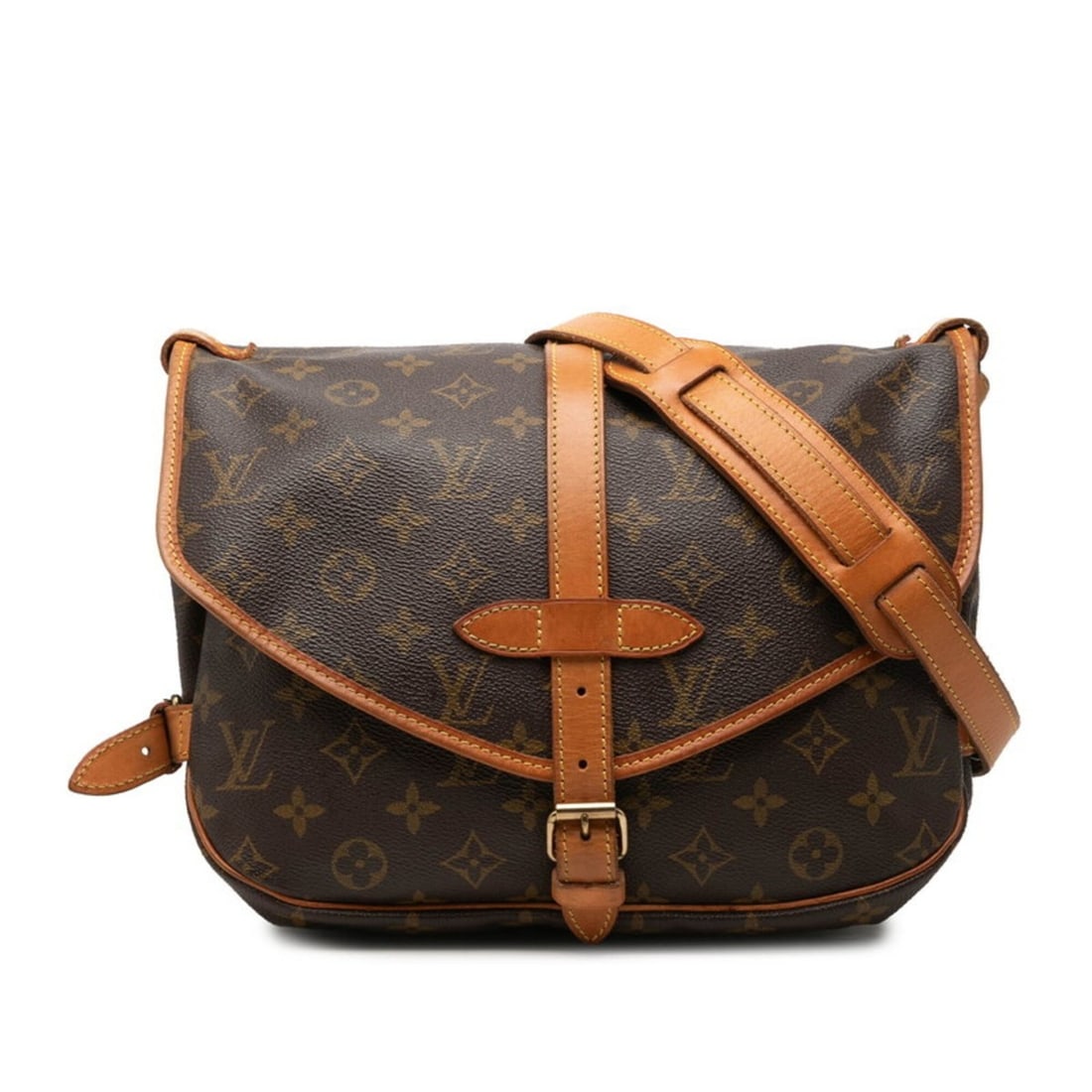 Louis Vuitton Monogram Saumur 30 Crossbody Shoulder Bag M42256 Brown Leather Women's LOUIS VUITTON: --- Catalog ---Category: SizeSize (HxWxD): 22cm x 28cm x 9cm / 8.66'' x 11.02'' x 3.54''Category: DesignType: Shoulder bagColor: BrownGender: WomenMaterial: PVC , Leather Category: GeneralMPN: M42256B