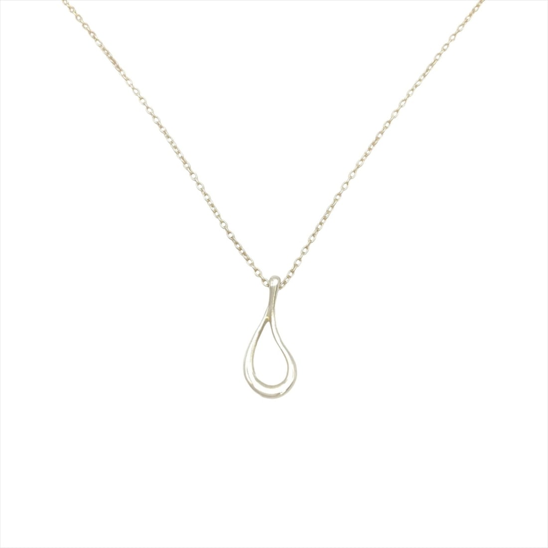 Tiffany & Co. Teardrop Necklace, SV925, 1.8g, Silver, Elsa Peretti Open: --- Catalog ---Category: SizePendant Size: 17mm x 7.5mm / 0.66'' x 0.29''Neck Circumference: 47 cm / 18.5''Category: DesignColor: SilverGender: Women,MenMaterial: Silver 925Necklace Type: NecklaceCate