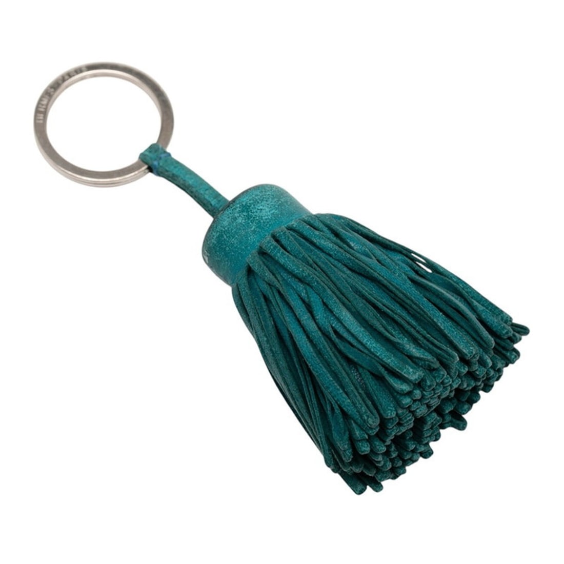Hermes Carmen Accessory Bag Charm Keychain Keyring Green Agneau Milo Women's HERMES (1 of 4)