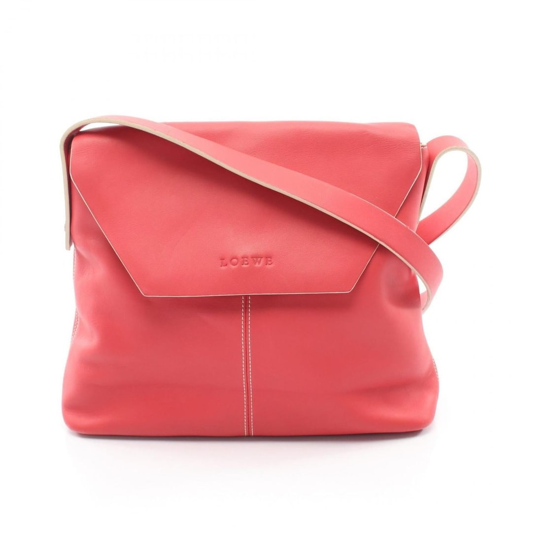 Loewe LOEWE Shoulder Bag Handbag Leather Women's Red: --- Catalog ---Category: SizeSize (HxWxD): 23cm x 27cm x 8.5cm / 9.05'' x 10.62'' x 3.34''Category: DesignType: Handbag, Shoulder bagColor: Red colorGender: WomenMaterial: Leather Category: GeneralBra