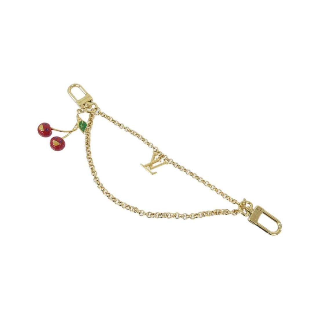 Louis Vuitton (LV X™) Handbag Chain, Cherry, M02598, Accessory, Bag Charm: --- Catalog ---Category: SizeChain Length: 270.00mm / 10.63''Size (HxWxD): 20.00mm x 21.00mm / 0.79'' x 0.83''Category: DesignType: Handbag charmColor: Gold, Red colorGender: Men,WomenCategory: