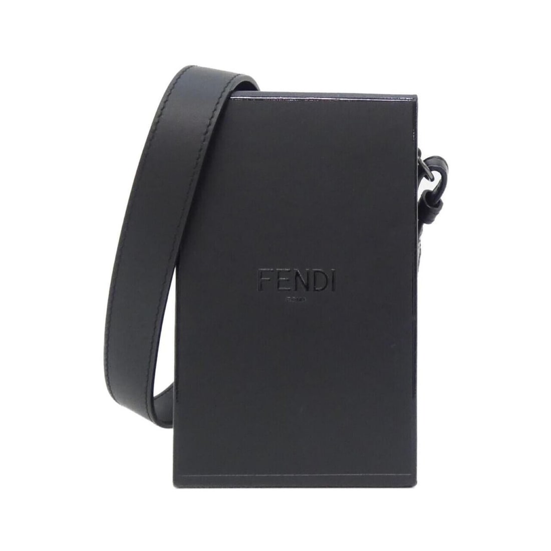 Fendi 7VA519 AFB3 Shoulder Bag: --- Catalog ---Category: SizeSize (HxWxD): 17cm x 10cm x 7cm / 6.69'' x 3.93'' x 2.75''Category: DesignType: Shoulder bagColor: BlackGender: Women,MenMaterial: Leather Hardware Color: SilverCategory: